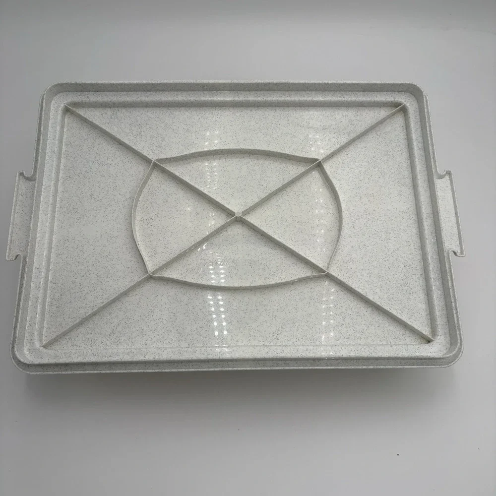 Vintage Tupperware Rectangle 9x13 Cake Keeper Carrier w/ Lid No Handle